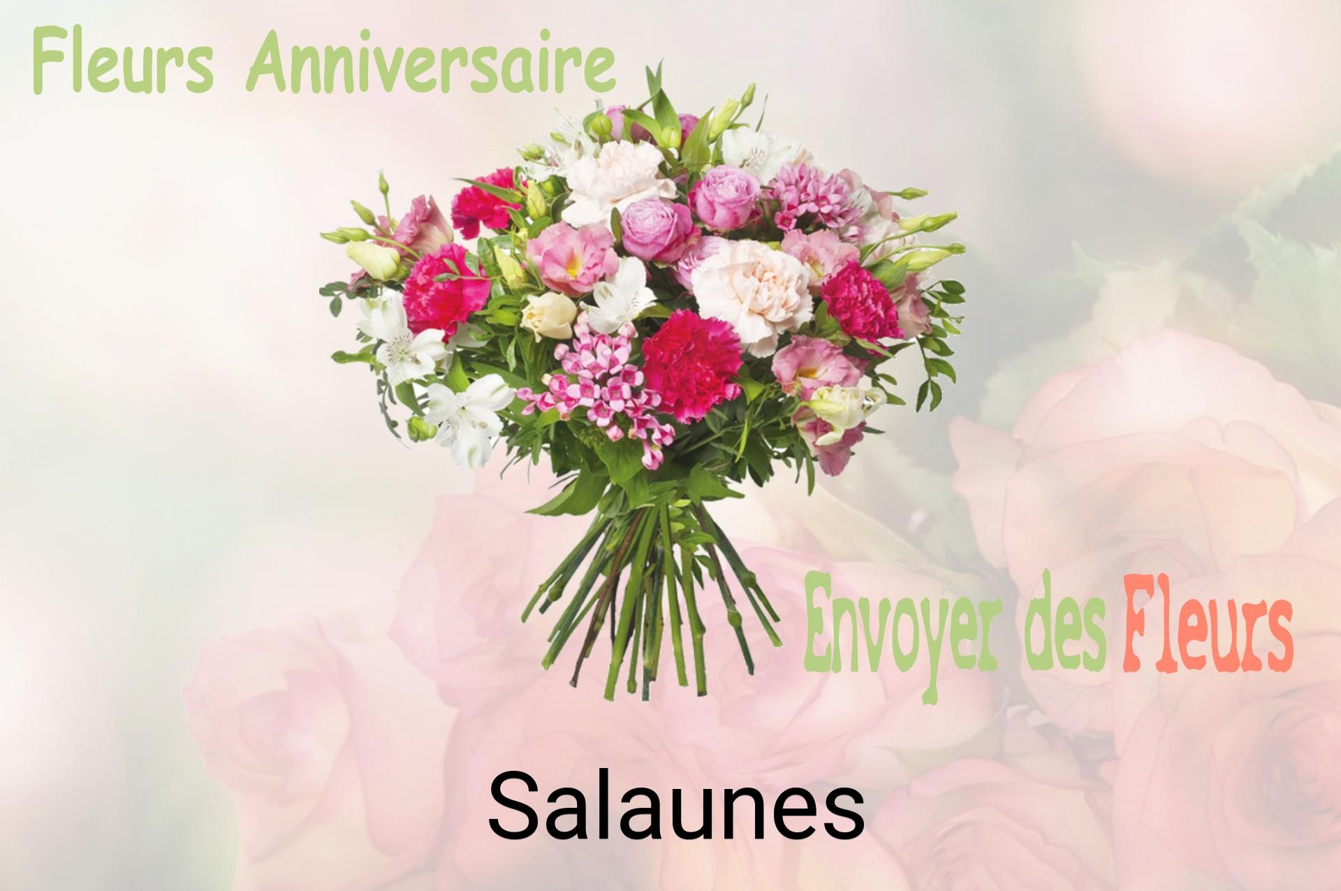Bouquet de fleurs d’anniversaire livré à Salaunes